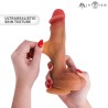 MR INTENSE - BRADLEY SILICONE VIBRATING DILDO WITH HEAT EFFECT AND REMOTE CONTROL 21 CM -Ã- 4.2 CM