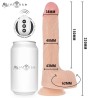 MR INTENSE - BROSNAN REALISTIC MULTIFUNCTIONAL WITH VIBRATION, UP AND DOWN REMOTE CONTROL, 22 CM - O