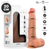 MR INTENSE - BRUCE M SILICONE DILDO WITH TESTICLES 20 CM -Ã- 4.5 CM