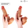 MR INTENSE - BRUCE M SILICONE DILDO WITH TESTICLES 20 CM -Ã- 4.5 CM