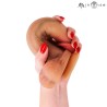 MR INTENSE - BRUCE M SILICONE DILDO WITH TESTICLES 20 CM -Ã- 4.5 CM