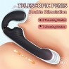 NALONE - ALLOW DUAL VIBE WITH ROTATION AND THRUSTING BLACK