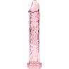 NEBULA SERIES BY IBIZA - MODEL 12 DILDO BOROSILICATE GLASS PINK 17 CM -O- 3.5 CM