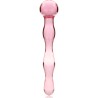 NEBULA SERIES BY IBIZA - MODEL 13 DILDO BOROSILICATE GLASS PINK 18 CM -O- 3.5 CM