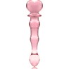 NEBULA SERIES BY IBIZA - MODEL 21 DILDO BOROSILICATE GLASS PINK 20.5 CM -O- 3.5 CM