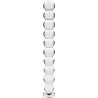 NEBULA SERIES BY IBIZA - MODEL 22 DILDO BOROSILICATE GLASS CLEAR 21.5 CM -O- 2.5 CM