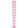 NEBULA SERIES BY IBIZA - MODEL 22 DILDO BOROSILICATE GLASS PINK 21.5 CM -O- 2.5 CM