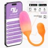 NexEgg Huevo Vibrador Silicona Doble Capa App Naranja/Rosa