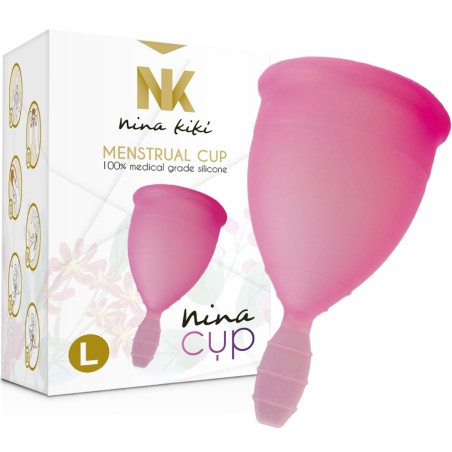 NINA KIKÃ - MENSTRUAL CUP PINK - SIZE L