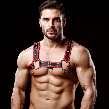 Odiseo Arnés Masculino para el Pecho Cuero Vegano
