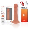 ONINDER - SMALL BOGOTÃ VIBRATOR DILDO 9 SPEEDS NATURAL 17.5 CM -O- 4 CM - FREE APP