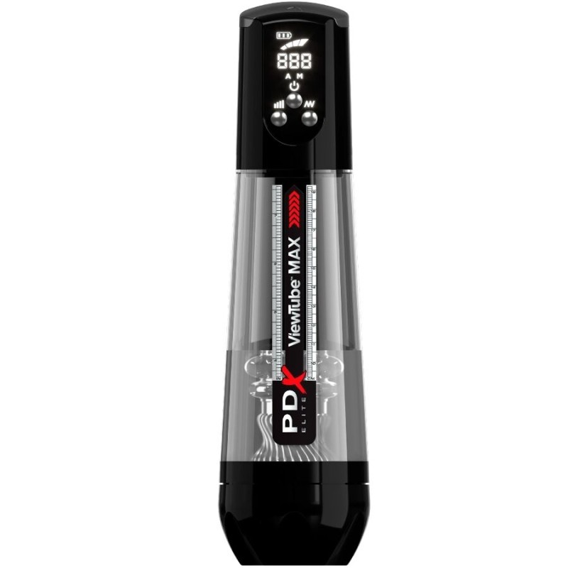 PDX ELITE - VIEWTUBE MAX VIEW AUTOMATIC MASTURNADOR WITH TRANSPARENT SUCTION