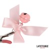 Pinzas para Pezones Lazo y Cascabel Rosa