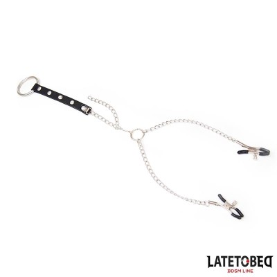 Pinzas Pezones con Anillo para Pene Talla Única