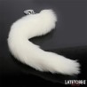 Plug Anal con Cola Blanco 40 cm