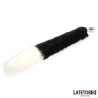Plug Anal con Cola Blanco y Negro 40 cm