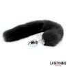 Plug Anal con Cola Negro 40 cm