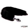 Plug Anal con Cola Negro 40 cm