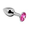 Plug Anal con Joya Rosa Talla L