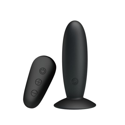 Plug Anal con Vibración y Control Remoto USB