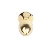 Plug Anal Dorado con Gema Azul