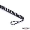 Plumero con Lazo Gris y Negro 25cm