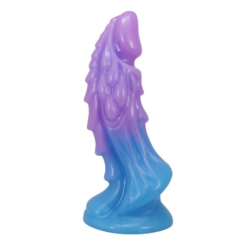 POWER MONSTERS - ATLANTEANS REALISTIC DILDO WITH SUCTION CUP 19 CM Ã 5 CM BLUE & PURPLE