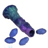 POWER MONSTERS - DUSKWALKER SENTINEL TRICOLOR INFLATABLE FANTASY SILICONE DILDO 23 CM Ã 5 CM