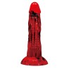 POWER MONSTERS - MINOTAUR FANTASY DILDO WITH SUCTION CUP 21 CM Ã 5 CM RED & BLACK
