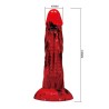 POWER MONSTERS - MINOTAUR FANTASY DILDO WITH SUCTION CUP 21 CM Ã 5 CM RED & BLACK