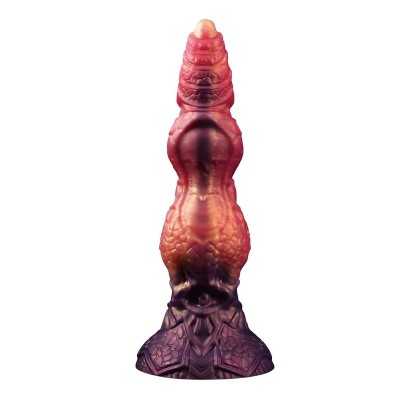 POWER MONSTERS - SAVAGE BEASTLORD TRICOLOR FANTASY SILICONE DILDO 24 CM Ã 5 CM