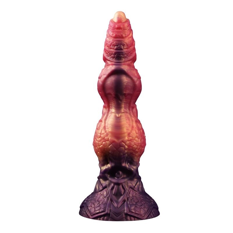 POWER MONSTERS - SAVAGE BEASTLORD TRICOLOR FANTASY SILICONE DILDO 24 CM Ã 5 CM