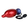 POWER MONSTERS - SHADOW BEHEMOTH BICOLOR INFLATABLE FANTASY SILICONE DILDO 22 CM Ã 5 CM