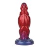 POWER MONSTERS - SHADOW BEHEMOTH BICOLOR INFLATABLE FANTASY SILICONE DILDO 22 CM Ã 5 CM