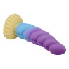 POWER MONSTERS - UNICORN TRICOLOR FANTASY SILICONE DILDO 22 CM Ã 5 CM