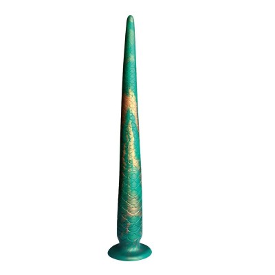 POWER MONSTERS - WILDWYRM TAIL BICOLOR FANTASY SILICONE DILDO 47 CM Ã 4 CM