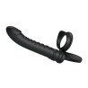 PRETTY LOVE - MERRITT ANAL VIBRATOR WITH RING AND VIBRATION BLACK