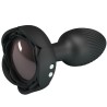 PRETTY LOVE - OLMAN ANAL PLUG WITH  LED LIGHT BLACK 8.8 CM