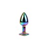 Rainbow Gem Plug Anal multicolor con Joya Talla S