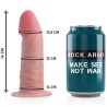 ROCKARMY - HARNESS + DUAL DENSITY TIGER REALISTIC DILDO 14 CM -O- 4.46 CM