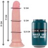 ROCKARMY - HARNESS + LIQUID SILICONE DILDO PREMIUM AVENGER 19 CM -O- 3.98 CM