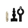 ROCKS- OFF - PETITE SENSATIONS BUBBLES ANAL PLUG VIBRATOR BLACK