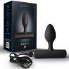 ROCKS-OFF - NOVA SOLARIS RECHARGEABLE SLIM & POWERFUL ANAL PLUG 16 FUNCTION BLACK