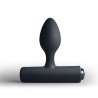 ROCKS-OFF - NOVA SOLARIS RECHARGEABLE SLIM & POWERFUL ANAL PLUG 16 FUNCTION BLACK