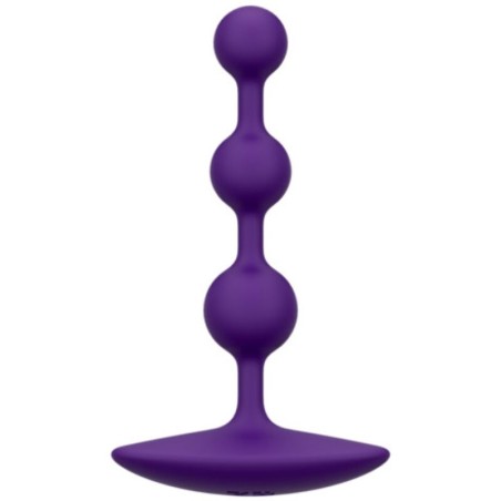 ROMP - AMP PURPLE FLEXIBLE SILICONE ANAL BEADS 12.5 CM PURPLE