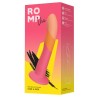 ROMP - DIZI SILICONE DILDO WITH SUCTION CUP TRICOLOR 18 CM