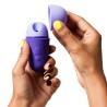 ROMP - FREE X CLITORAL STIMULATOR WITH LID 10 LEVELS RECHARGEABLE PURPLE