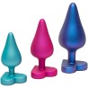 ROMP - LUSTER ANAL TRAINING KIT S/M/L WITH HEART-SHAPED BASE