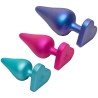 ROMP - LUSTER ANAL TRAINING KIT S/M/L WITH HEART-SHAPED BASE