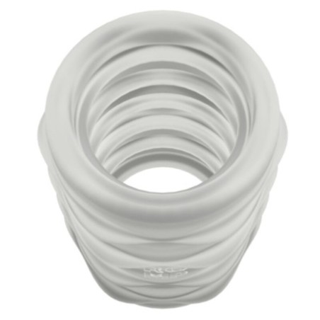 ROMP - MOSH TRANSPARENT MALE MASTURBATOR WITH 6 CM REVERSBLE SHEATH
